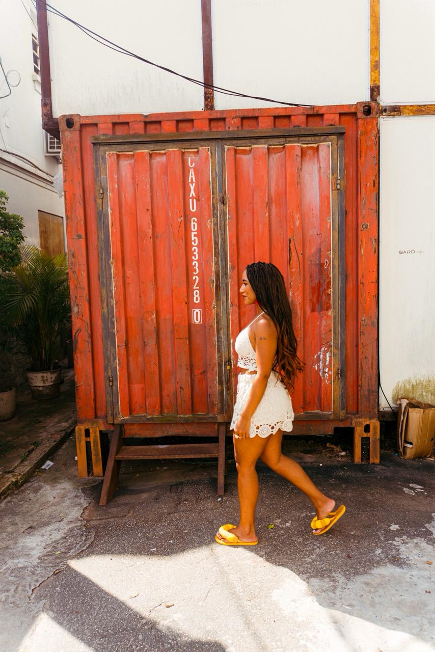 Short Crochê Off-White