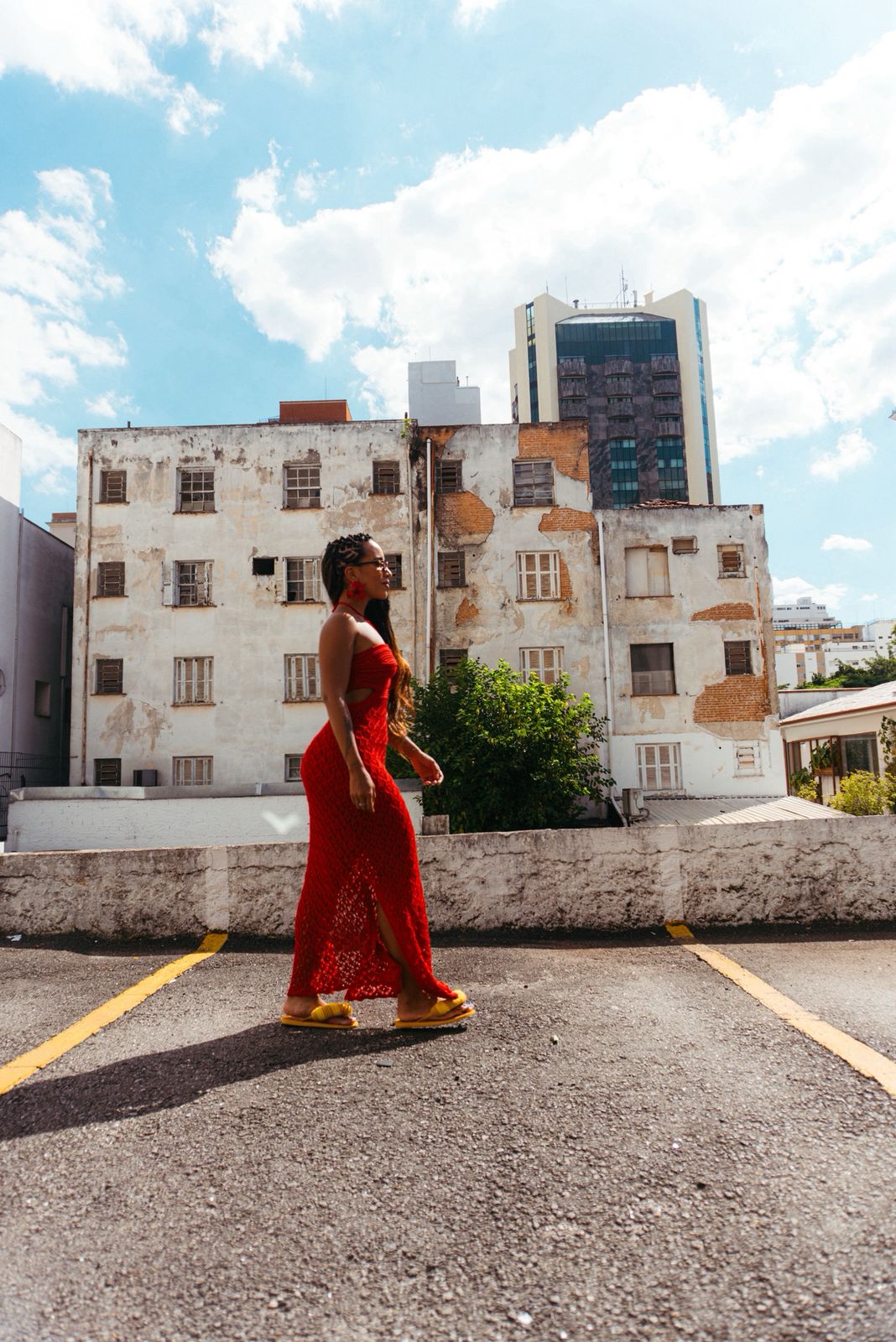 Vestido de Crochê Zarê Vermelho